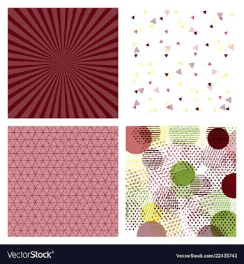 Minimal covers design colorful halftone gradients vector image