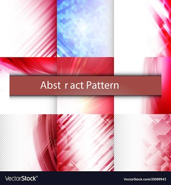 Minimal covers set trendy multicolored modern vector image