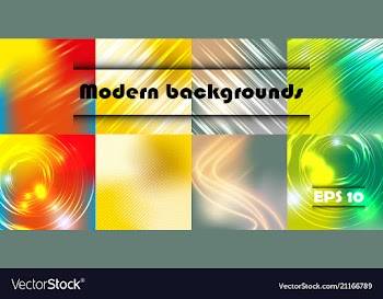 Minimal covers set trendy multicolored modern vector image