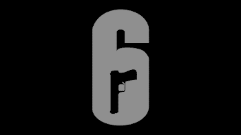 Minimal Dark Logo Wallpaper : Rainbow6