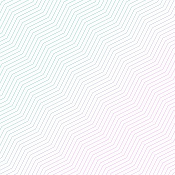 Minimal diagonal zigzag pattern design