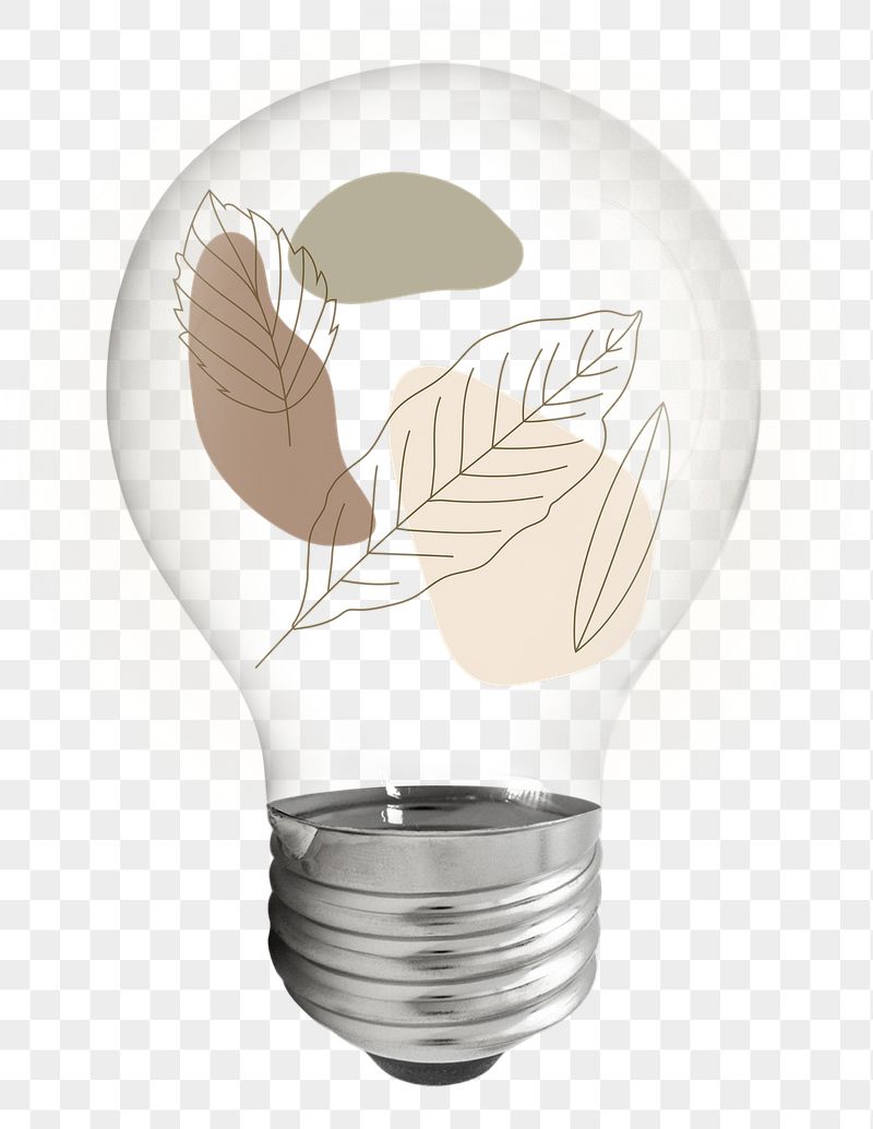 Minimal doodle png leaf bulb | Free PNG - rawpixel