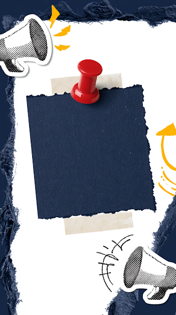 Minimal Editorial Paper Collage Poster