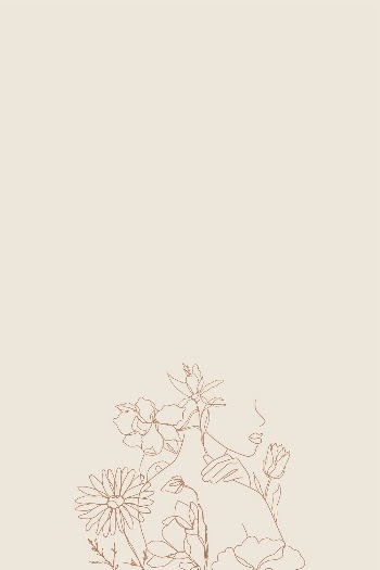 Minimal feminine background, female monoline | Free Photo - rawpixel