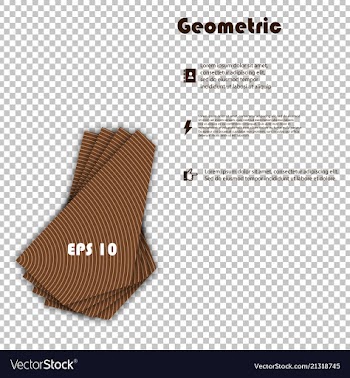 Minimal geometric covers design geometric vector image