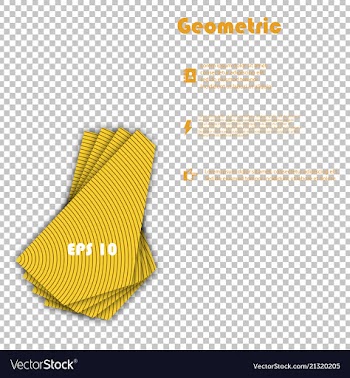 Minimal geometric covers design geometric vector image