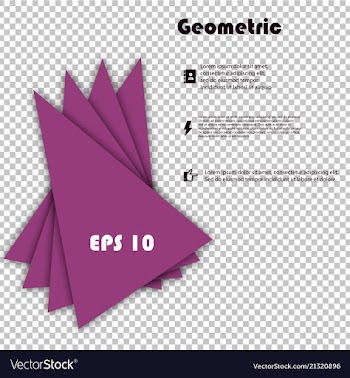 Minimal geometric covers design geometric vector image