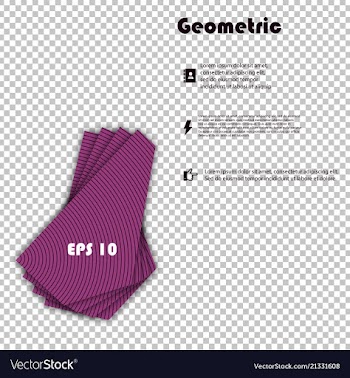 Minimal geometric covers design geometric vector image