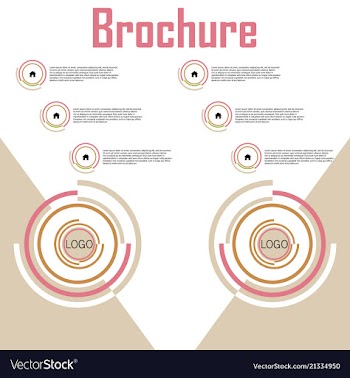 Minimal geometric covers design geometric vector image