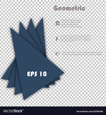 Minimal geometric covers design geometric vector image