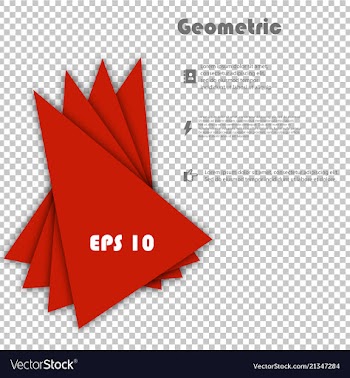 Minimal geometric covers design geometric vector image