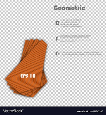 Minimal geometric covers design geometric vector image