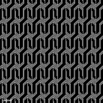 Minimal geometric pattern in black and white | Free stock vector - 544332