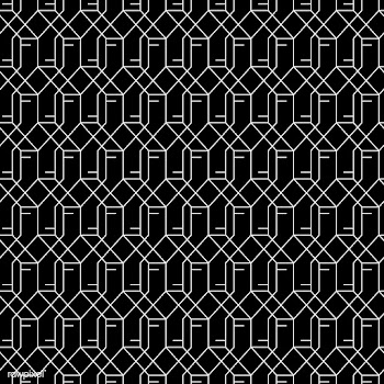 Minimal geometric pattern in black and white | Free stock vector - 544370