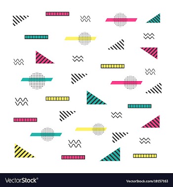 Minimal hipster pattern vector image