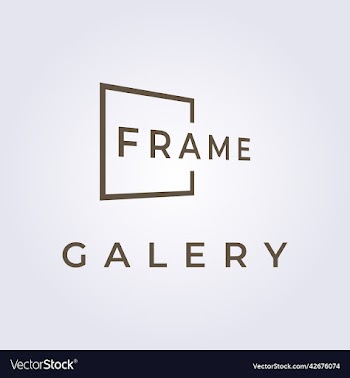 minimal line frame gallery logo icon symbol