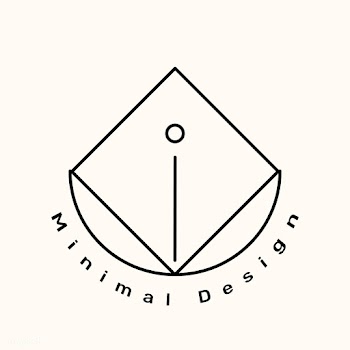 Minimal logo design | Free stock vector - 843354