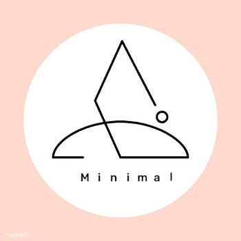 Minimal logo design | Free stock vector - 843381