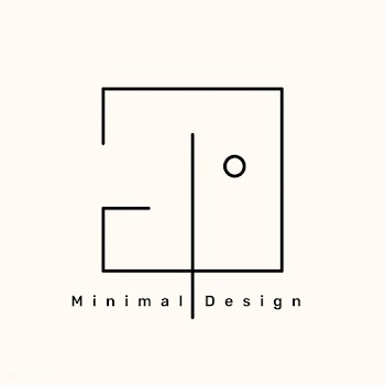 Minimal logo design | Free stock vector - 843392