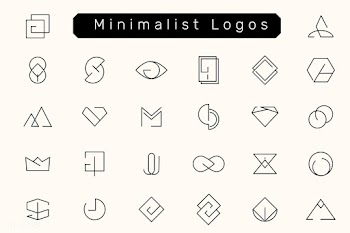 Minimal logo designs set | Free stock vector - 843344