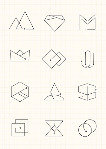 Minimal logo designs set | Free stock vector - 843352