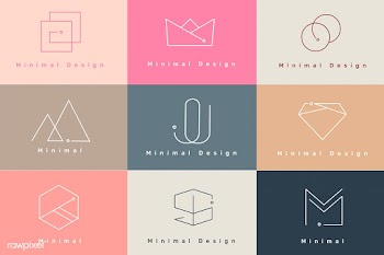 Minimal logo designs set | Free stock vector - 843362