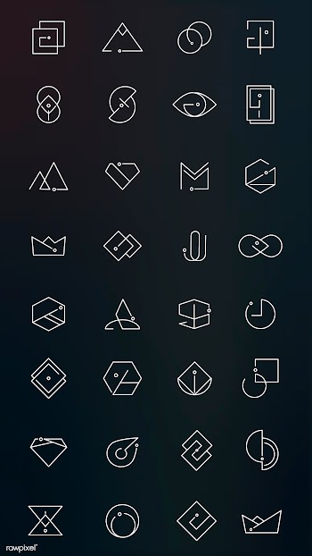 Minimal logo designs set | Free stock vector - 843367