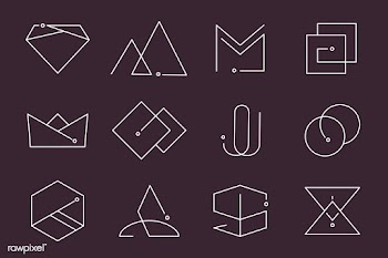 Minimal logo designs set | Free stock vector - 843389