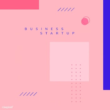 Minimal Memphis business start-up poster vect.. | Free stock vector - 538465