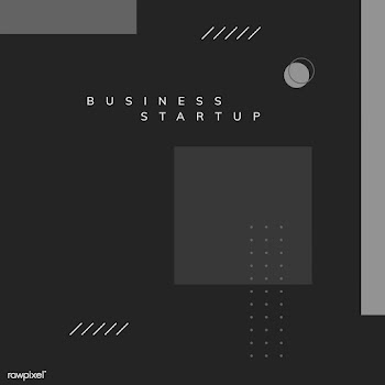 Minimal Memphis business start-up poster vect.. | Free stock vector - 538483