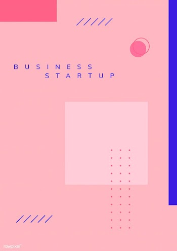 Minimal Memphis business start-up poster vect.. | Free stock vector - 538485
