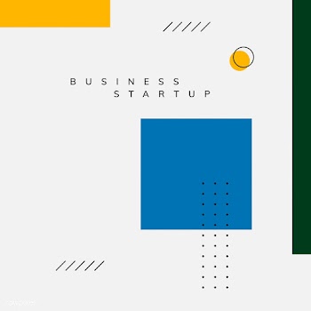 Minimal Memphis business start-up poster vect.. | Free stock vector - 538509