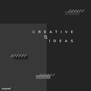 Minimal Memphis creative ideas poster vector | Free stock vector - 538403