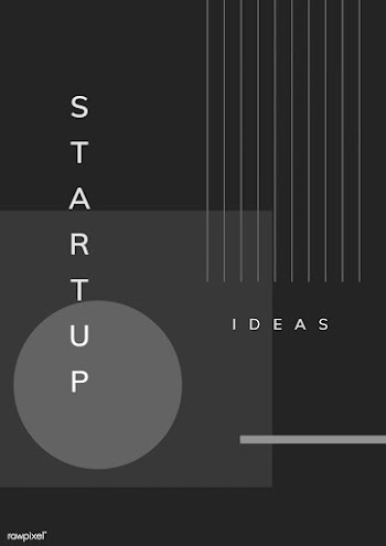 Minimal Memphis design start-up poster vector | Free stock vector - 538393