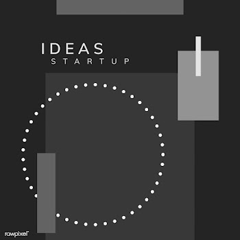 Minimal Memphis design start-up poster vector | Free stock vector - 538406