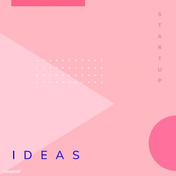 Minimal Memphis design start-up poster vector | Free stock vector - 538428