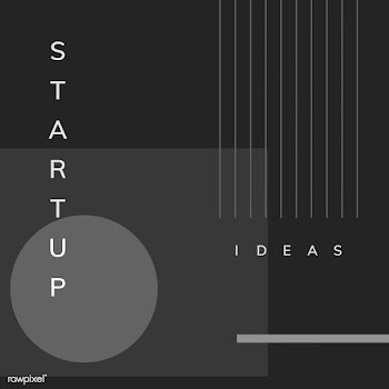 Minimal Memphis design start-up poster vector | Free stock vector - 538482
