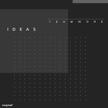 Minimal Memphis design teamwork poster vector | Free stock vector - 538439