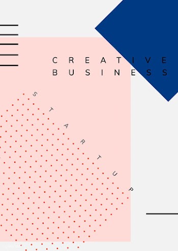 Minimal Memphis start-up business poster vect.. | Free stock vector - 538499