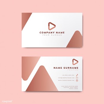 Minimal modern business card design featuring.. | Free stock vector - 488958