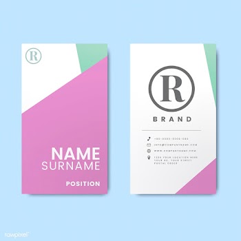 Minimal modern business card design featuring.. | Free stock vector - 488976