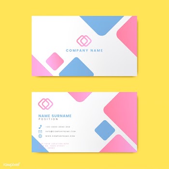 Minimal modern business card design featuring.. | Free stock vector - 489004