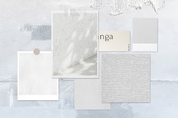 Minimal mood board mockup, flat | Free PSD Mockup - rawpixel