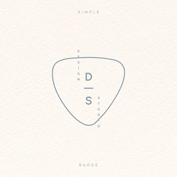 Minimal pastel badge | Free stock vector - 841902