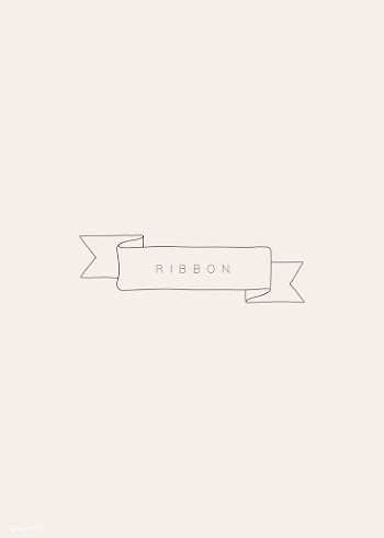 Minimal ribbon banner | Free stock vector - 842849