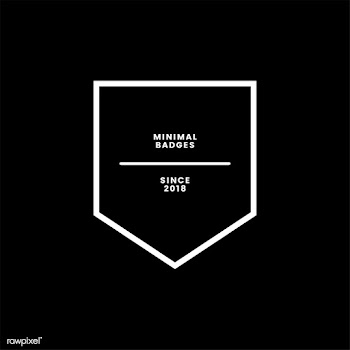 Minimal style badge and logo | Free stock vector - 463886