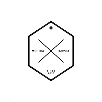 Minimal style badge and logo | Free stock vector - 463888