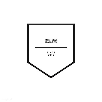 Minimal style badge and logo | Free stock vector - 463889