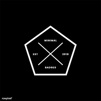 Minimal style badge and logo | Free stock vector - 463890