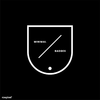 Minimal style badge and logo | Free stock vector - 463898